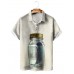 Men's Specimen Fish Print Polo Shirt 11154077X