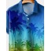 Vintage Rainbow Sunset Short Sleeve Polo Shirt