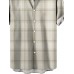 Men's Casual Plaid Print Shirt 43914792X